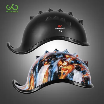 

WOSAWE Warm Motorcycle Helmets Open Face Retro Half Helmet Motorbike Helmet Motocross Off Road Helmet Racing Helmets