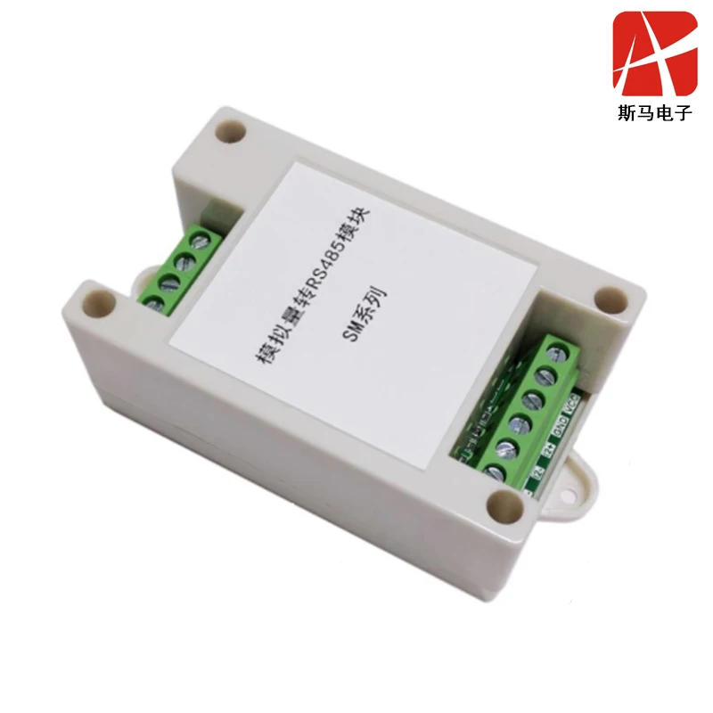 

Analog Quantity Acquisition Module 4-20mA 5V 10V to RS485 Transmitter Modbus Wide Voltage High Precision AD