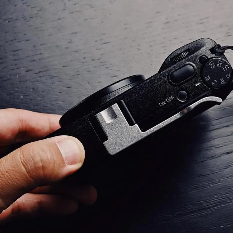 Per Ricoh Gr Iii Gr 3 Gr3 Copriscarpe Caldo Impugnatura Per Pollice In Alluminio Poggiapiedi Pollice Su