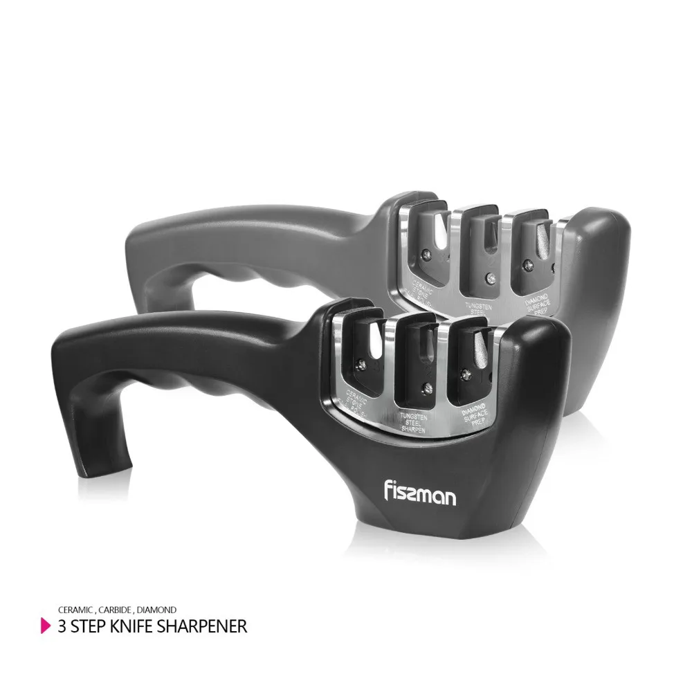 3-stage knife sharpener kitchen stone sharpener stone grinder to sharpen tungsten knives Ceramic diamond