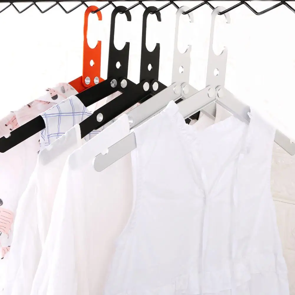 

Portable Cloth Hanger Outdoor Travel Aluminum Alloy Folding Anti-skid Dry Wet Clothes Hanger Windproof Clothes Organizer Holder
