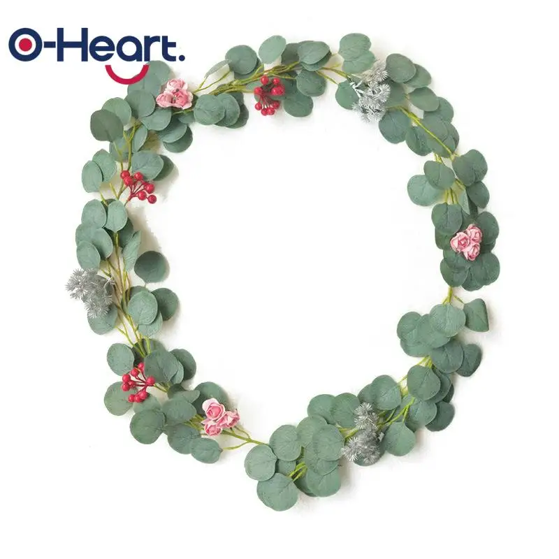 

Artificial Eucalyptus Leaves Vine Fake Greenery Garland For Wedding Party Decoration Home Table Arch Decor 2m Faux Eucalyptus