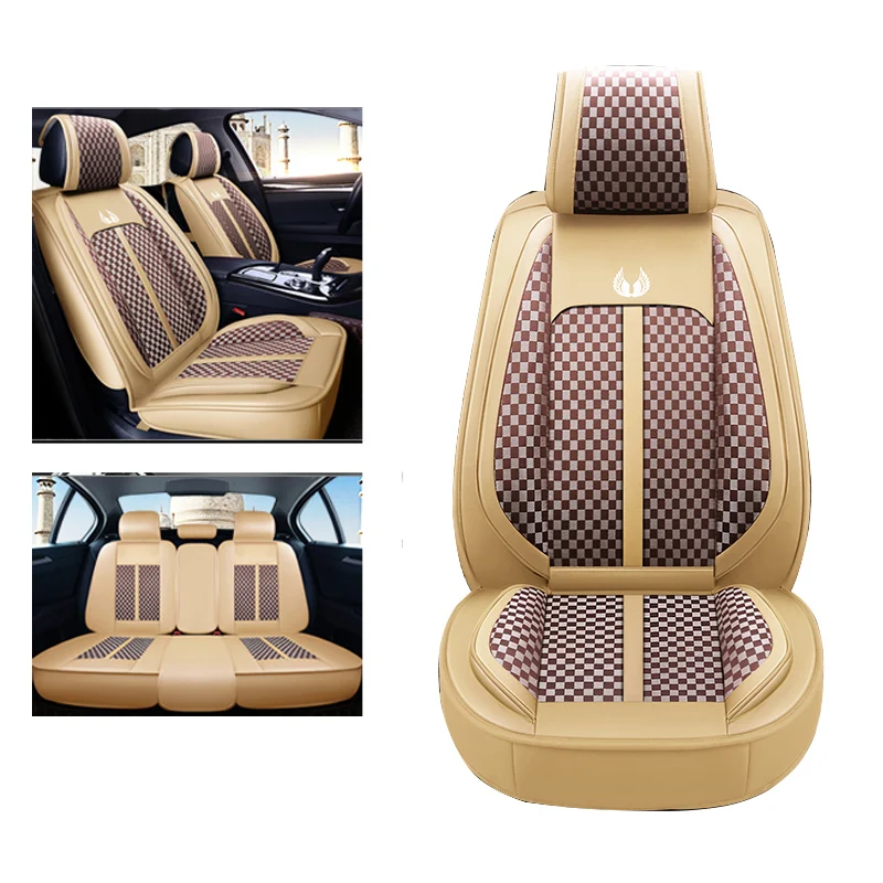 Beige Сиденья для Porsche Cayenne, Macan, mitsubishi, Proton Persona Seat Altea XL Арона Ateca Ibiza 6j 6l 2013 - Название цвета: Beige