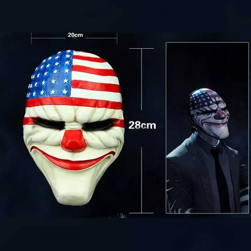 Клоун Хэллоуин страшные маски ужасные маскарадные Вечерние Маски Payday 2 маска в маске мяч маска для косплея Очищающая маска