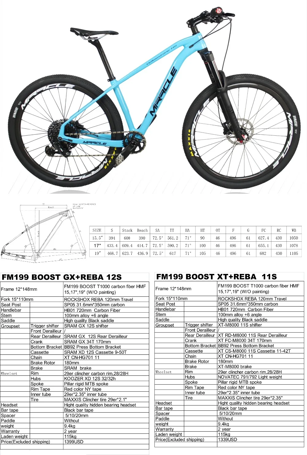 FM199 GX XT