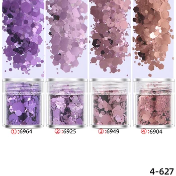 

Hexagon Glitter Sequin 1mm Bling Filling Materials For Resin Craft Festive Wedding Decor UV Resin Pigment Jewelry Tools