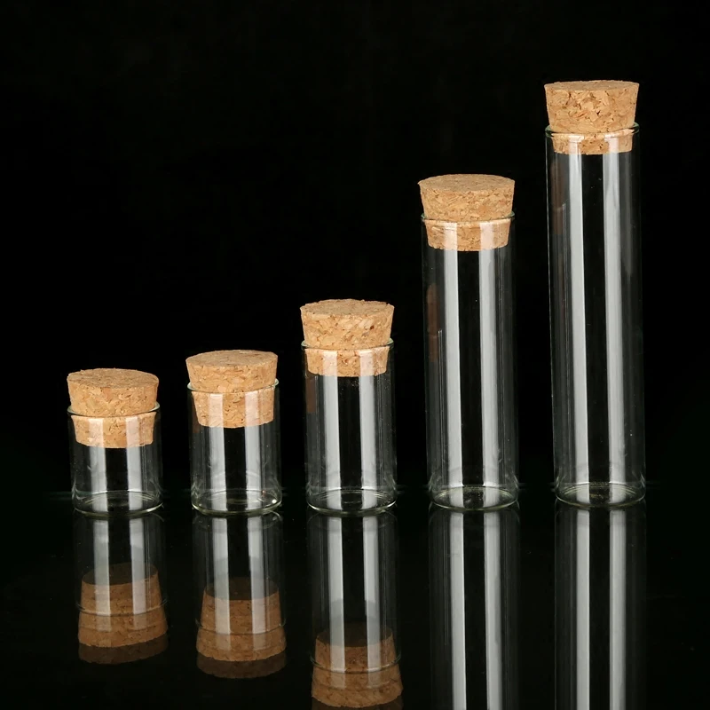 패션 4ml  25ml 코르크 유리 미니 병 작은 매력 유리 병 유리 바이알 펜던트, 2 개 5 개