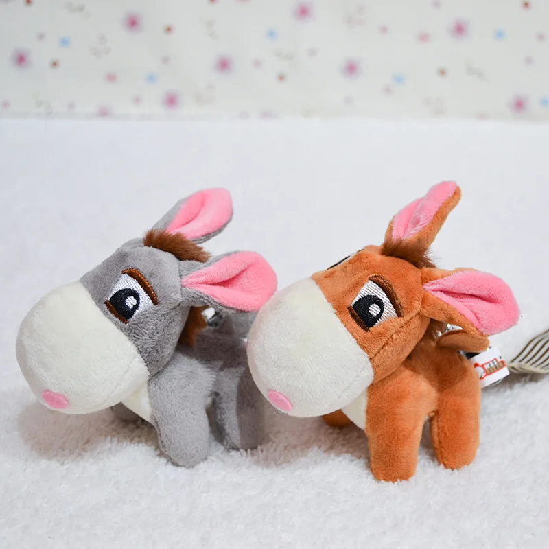 6 Colors kawaii plush Cute Cartoon Donkey Toys Stuffed Animals stitch Stylish Thanksgiving Day Keychain pendant | Игрушки и хобби