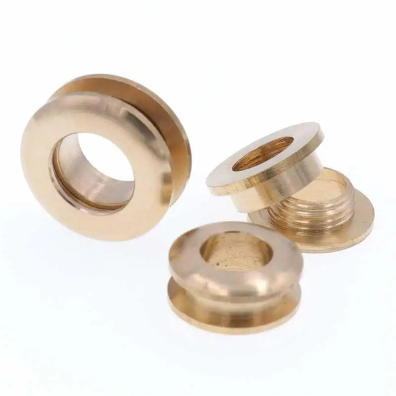 

10PCS 13*7mm Brass Gas Hole Grommets Screw Threaded Connection Eyelet DIY Bag Belt Part Hardware Leather Craft Handmade Buckle