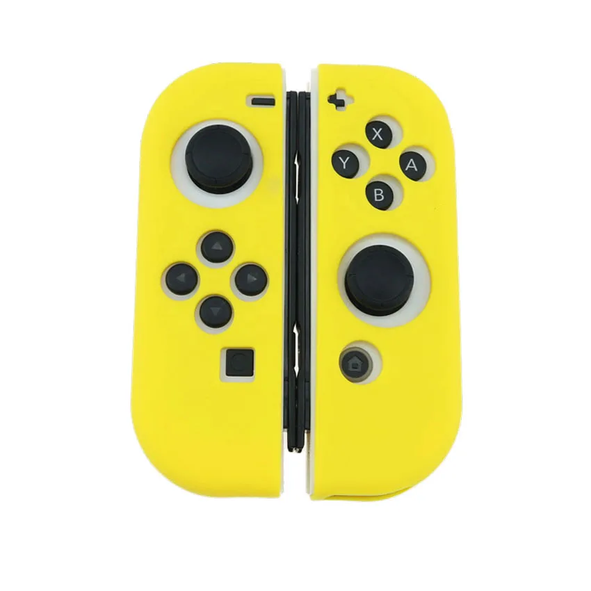 Мягкий чехол YuXi для nyd Switch JOY CON силиконовый защитный чехол для NAND JOY-CON Противоскользящий защитный чехол - Цвет: E-E