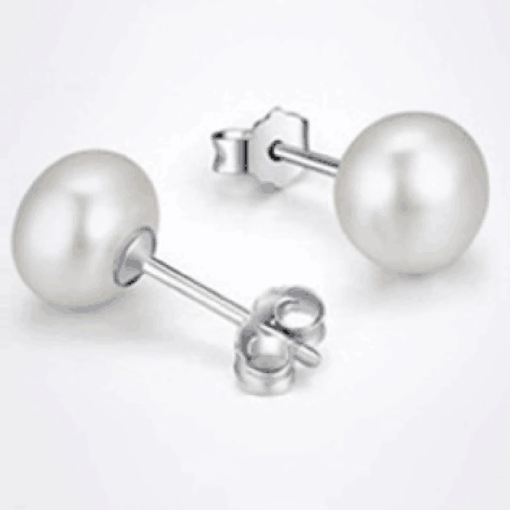 4 Pieces 925 Sterling silver color 5.5mm Earring Backings Safety Stopper Jewelry Findings DIY