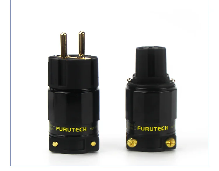 FURUTECH FI-E11(G)/FI-11-N1(R) штепсельная вилка с родиевым концом Schuko-Stecker IEC 15A/125V 16A/250 V mathur