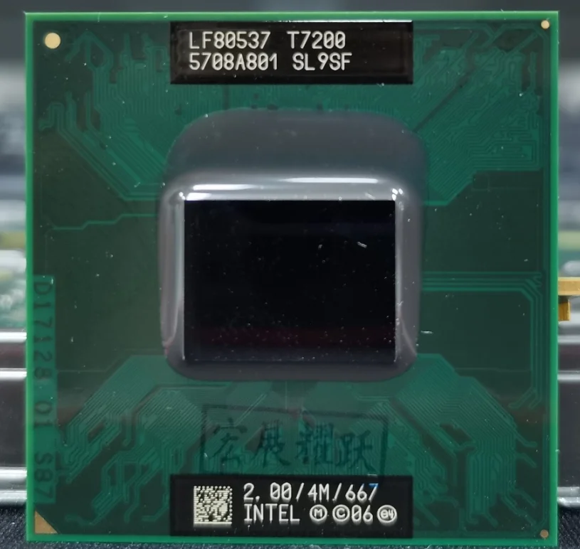 

T7200 T7400 T7600 notebook 478CPU supports 945 platform