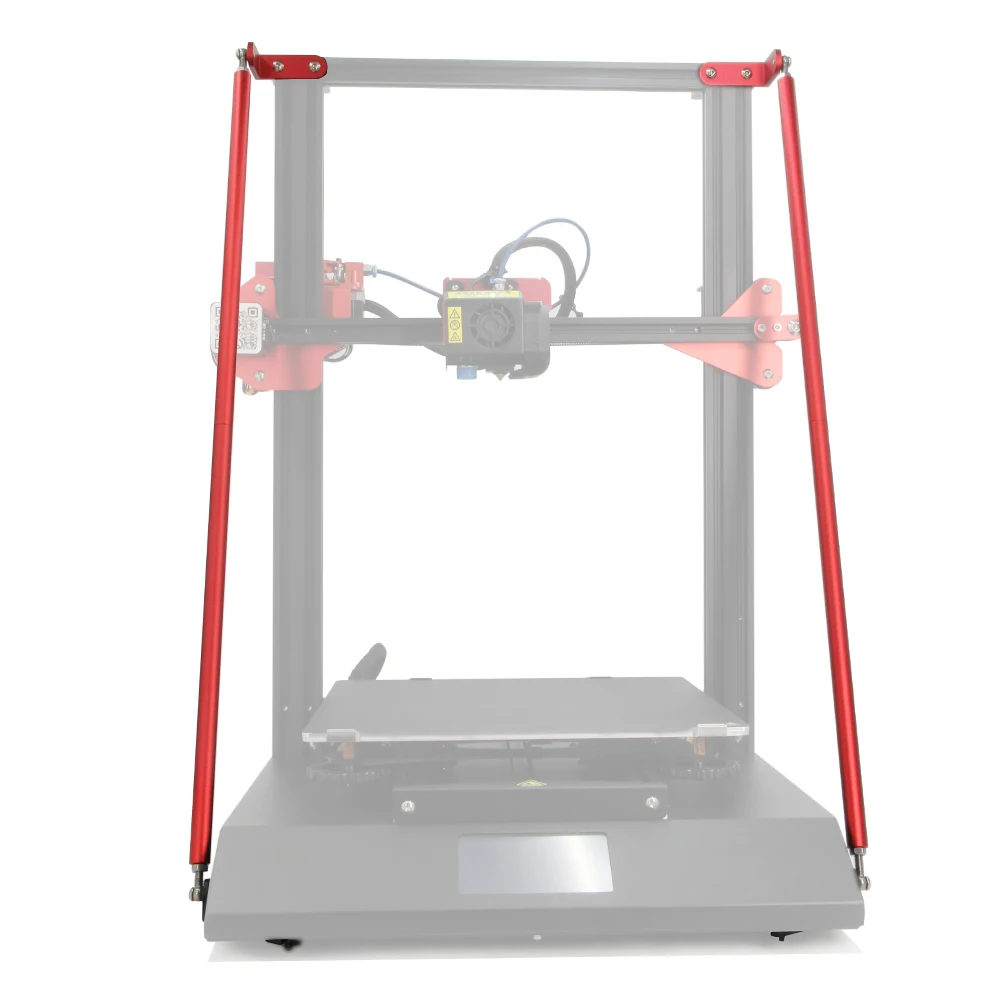 Diy Upgrade 3d Printer Supply Parts para Creality Impressora 3d Red Supporting Rod Grupo Apenas para Cr10s Pro Cr-10s Pro v2 - Imagem 6