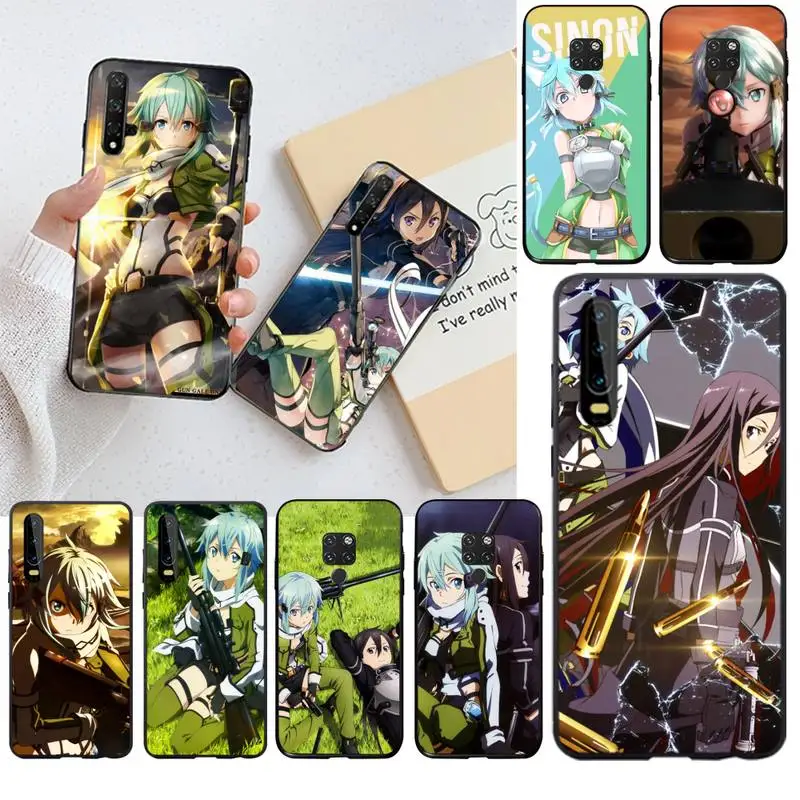 Чехол для телефона NBDRUICAI Save art online 2 Huawei P30 P20 lite Mate 20 Pro P Smart 2019 prime|Бамперы| |