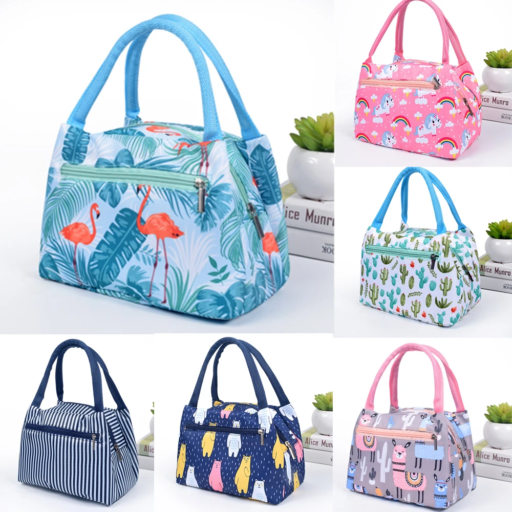 Children Adult Picnic Unicorn Lunch Bag Cool Bag School Gift Insulated Bags