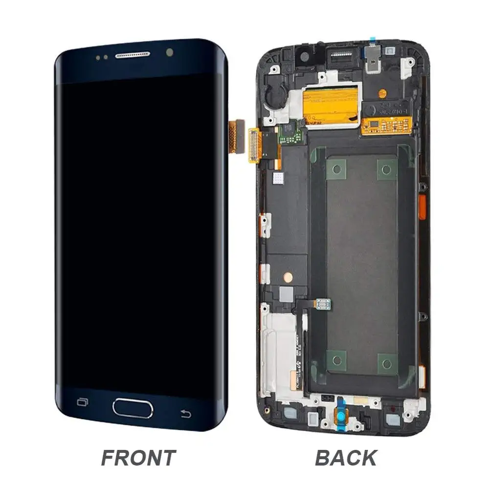 

5.1''Super OLED LCD With Frame For Samsung Galaxy s6 edge G925 G925F G925I LCD Display and Touch Screen Digitizer Assembly Parts