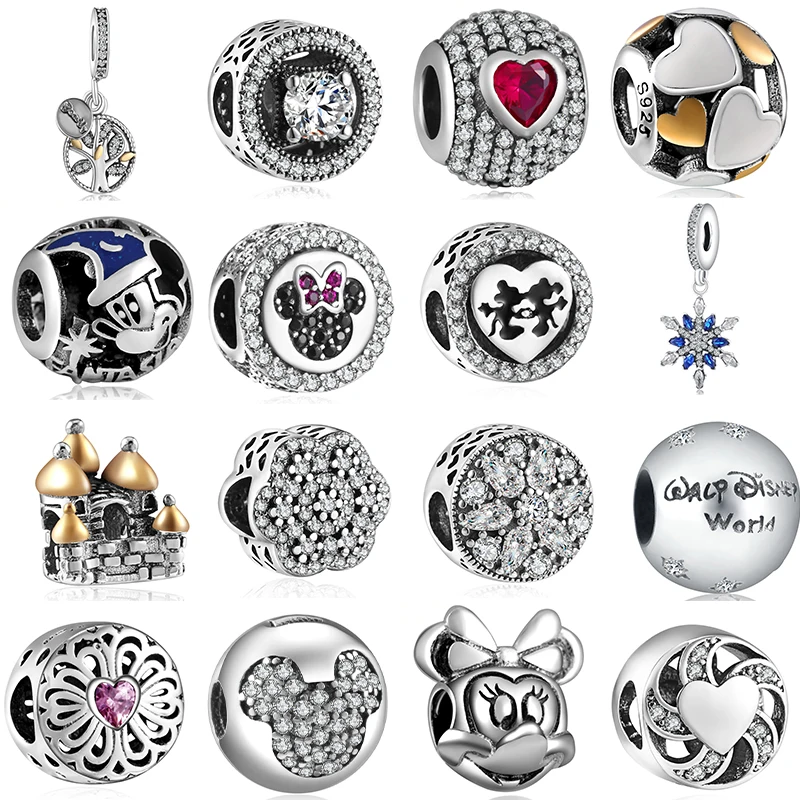 

Wholesale Diy Spacer Beads for Jewelry Making Fit Charm Pandora Bracelet Silver 925 Original European Metal W205-291