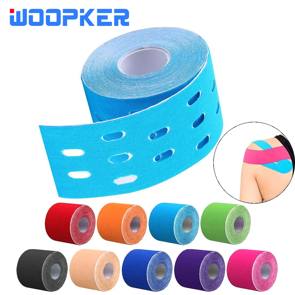 Elastic Kinesiology Tape Therapeutic Sports Roll Physio Muscle Safety Care New 