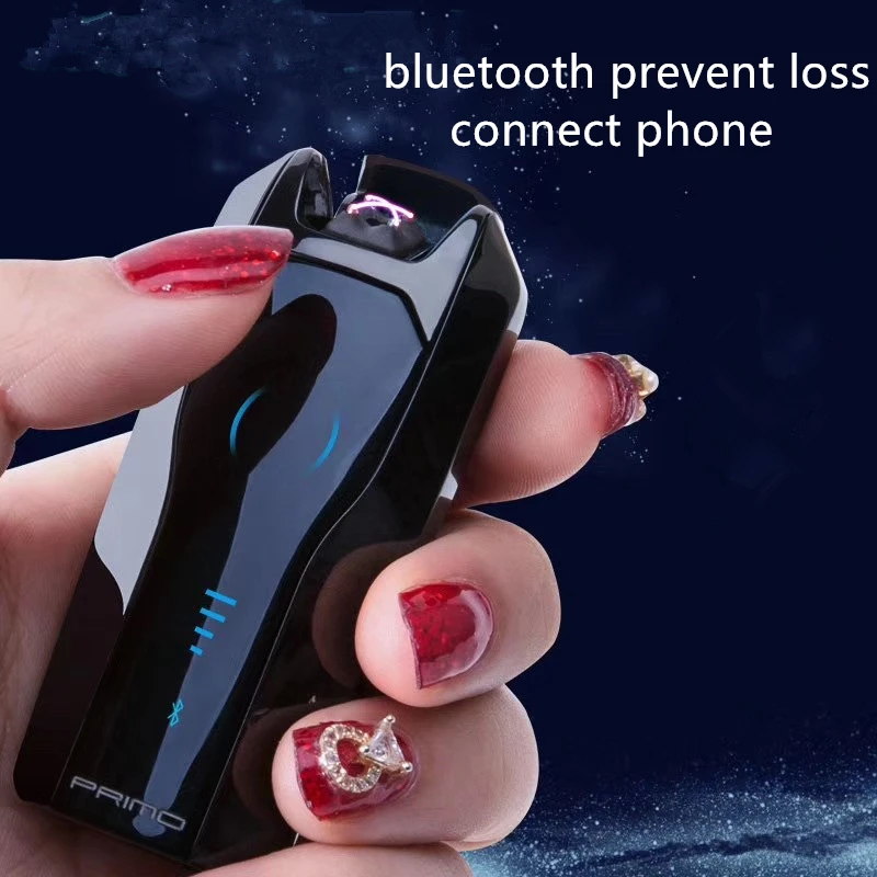 

Bluetooth Prevent Loss Phone Electronic USB Electric Lighter For Birthday Gift Lighters mens gifts gadgets