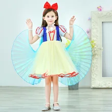 Г. Платья Эльзы костюмы с Анной принцессы для девочек, вечерние платья, Fantasia Ruched, накидка, шаль, детская одежда для девочек летнее платье