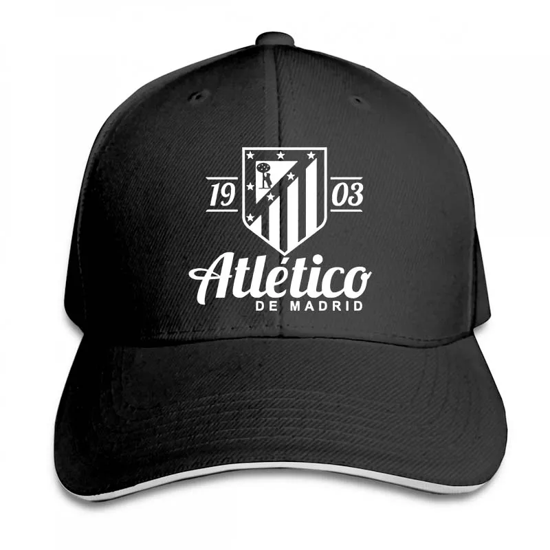 Атлетико Мадрид Espana Испания футбол бейсбольная кепка для мужчин и женщин Дальнобойщик шляпы Мода Регулируемая Кепка - Цвет: 2-Black