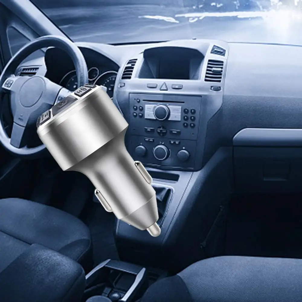Прочное автомобильное зарядное устройство с двумя usb-портами для быстрой зарядки