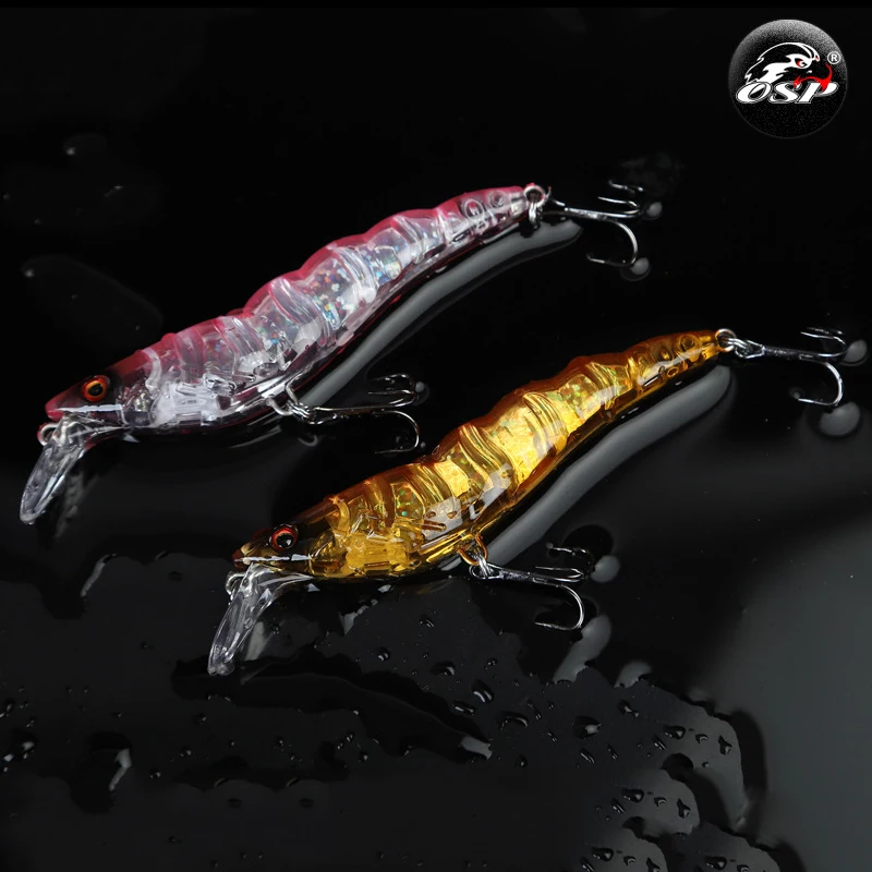 

OSP New models the 13 g / 10 cm artificial bait of shrimp type lures is launched into the fresh water of minnow far away