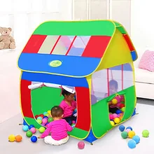 Принцесса Дети Открытый Крытый складной игровой домик мальчик палатка ребенок неморской мяч унисекс дом