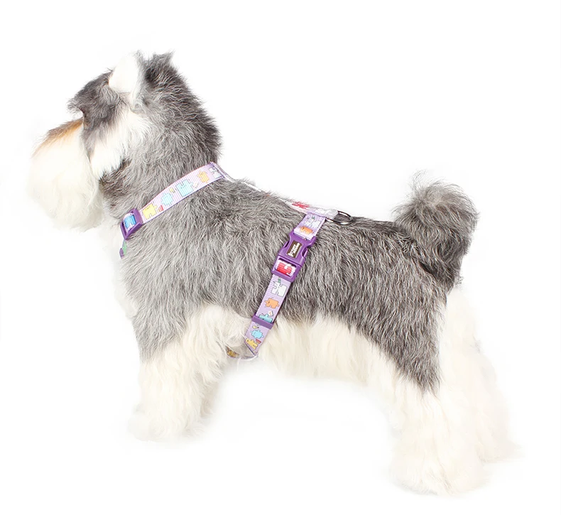 Colorful Adjustable Pet Harnesses for Small Medium Big Dogs Quick Release Firm Pet Chest Vest Dog Harnesses Bulldog Supplies