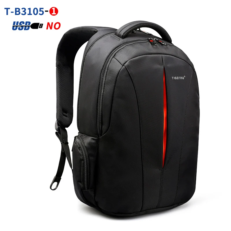 Black and Orange Tigernu брызгозащитный 15.6 дюймовый ноутбук рюкзак без ключа TSA Анти Вор Мужчины рюкзак путешествия подростковый рюкзак сумка мужской рюкзак - Цвет: Black and Orange