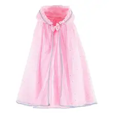 Meisjes Prinses Eenhoorn Jurk Mantel платье Lange плащ с капюшоном пончо и накидки Meisje Sneeuw Koningin накидка Pony Mantel Kleding 10