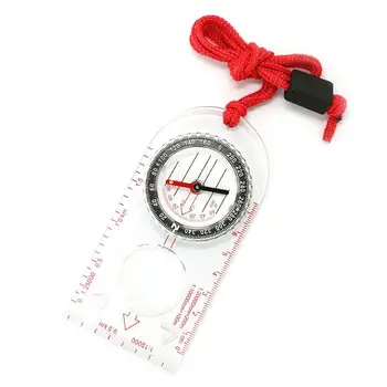 

SD482 Survival Map Mini multi-function Outdoor Camping Survival Map Scale Oriented Magnifier Field Compass hiking equipment