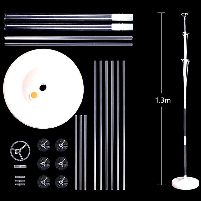 Пластиковая арка для воздушных шаров, колонна-подставка с базовыми комплектами, декор для дня рождения, Рождественская подставка, свадебное украшение, navidad - Цвет: F