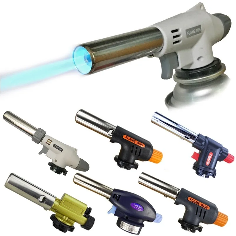 

Adjustable Butane Torch Welding Torches Portable Igniter Multifunction Welding Torches for Welding Cooking Survival Outdoors