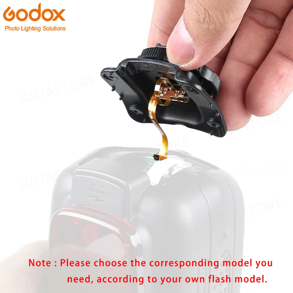 Godox V860II V860IIC V860IIN V860IIS V860IIF V860IIO Вспышка Speedlite замена аксессуары для горячей Обуви Ремонт починка запчасти