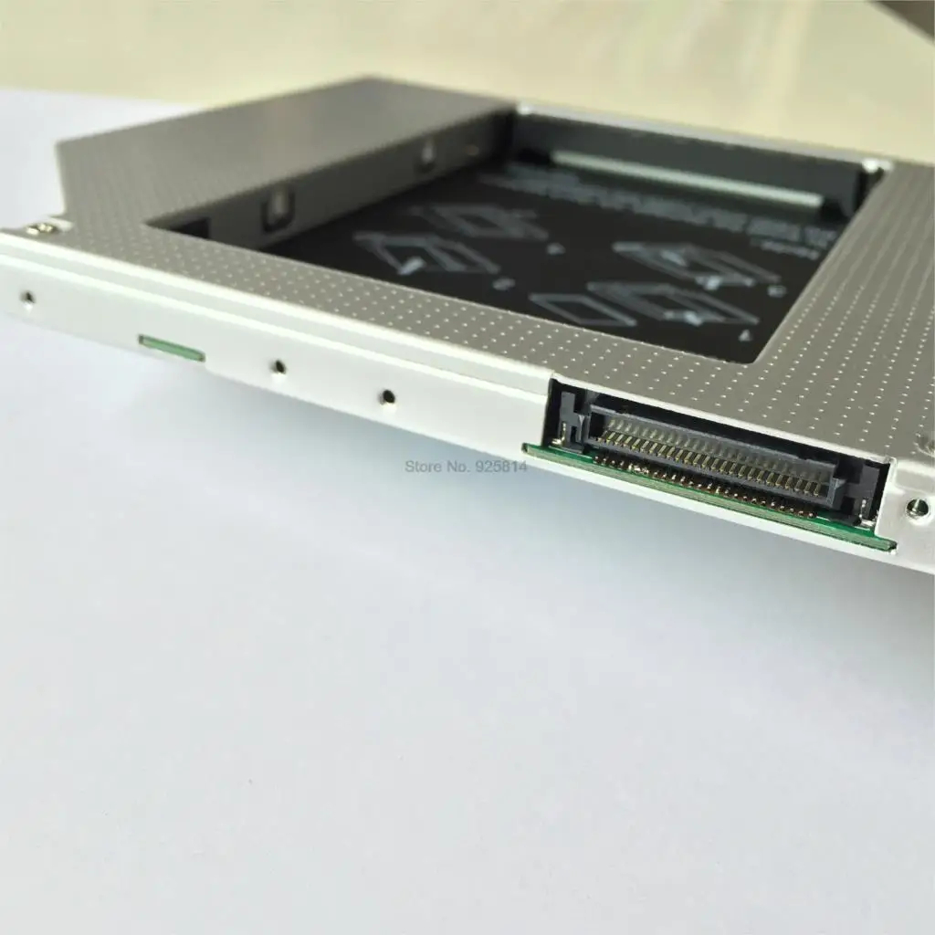Dhl 20 шт. 9 5 мм 2 й жесткий диск Caddy IDE к SATA корпус для ноутбука DVD ROM Optibay адаптер SSD