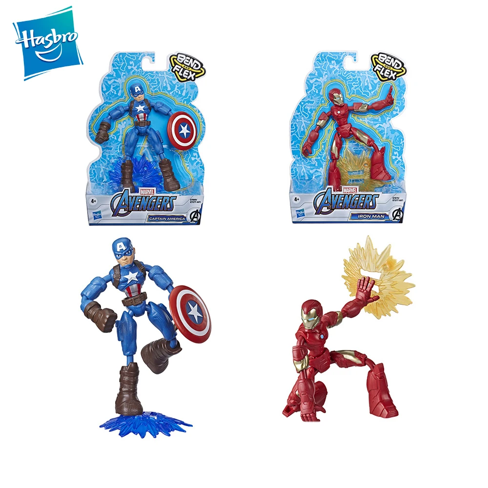 Фигурка героя фильма Marvel Hasbro серия Железный человек Капитан Америка Человек-паук