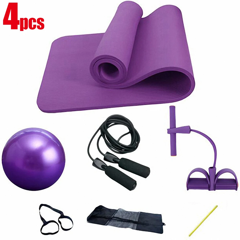 Набор для занятий йогой в помещении высокое качество 10 мм NBR коврик йоги 25 см