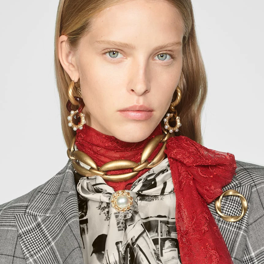 Новое богемное цветочное ожерелье ZA цепочка для женщин день рождения свадьба