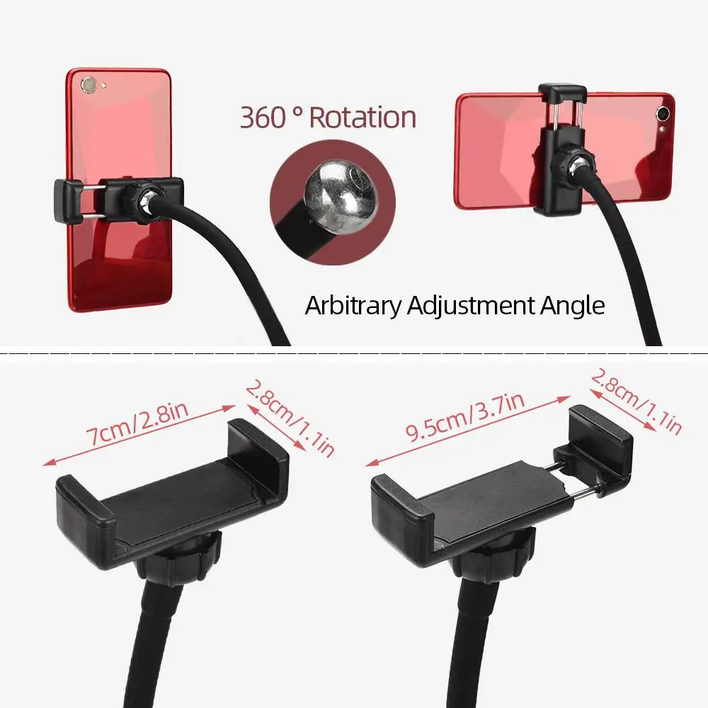Телефон селфи кольцо светодиодный светильник мобильный стенд для живой поток и