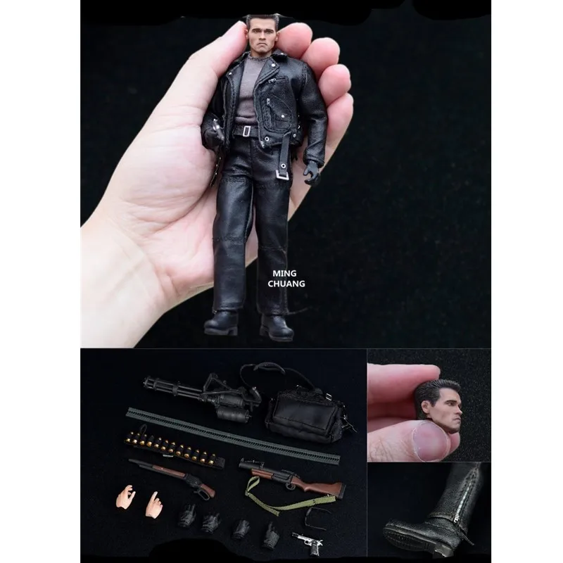 " T800 статуя 1/12 масштаб бюст Арнольд Шварценеггер полноразмерный портрет праздничный подарок GK фигурка игрушка коробка 15 см V1111