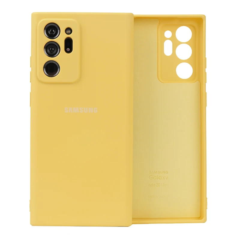 Samsung Galaxy Note 20 Ultra 5G Case Camera Protection Soft Silicone Cover Silky Touch Protective Shell Note20 Note20 Ultra mobile pouch Cases & Covers