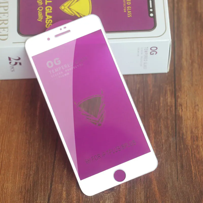 Golden armor protective glass for iPhone 5 SE 6 6S 7 8 plus Tempered glass on iphone 8 7 6 X R XS MAX screen protector Film
