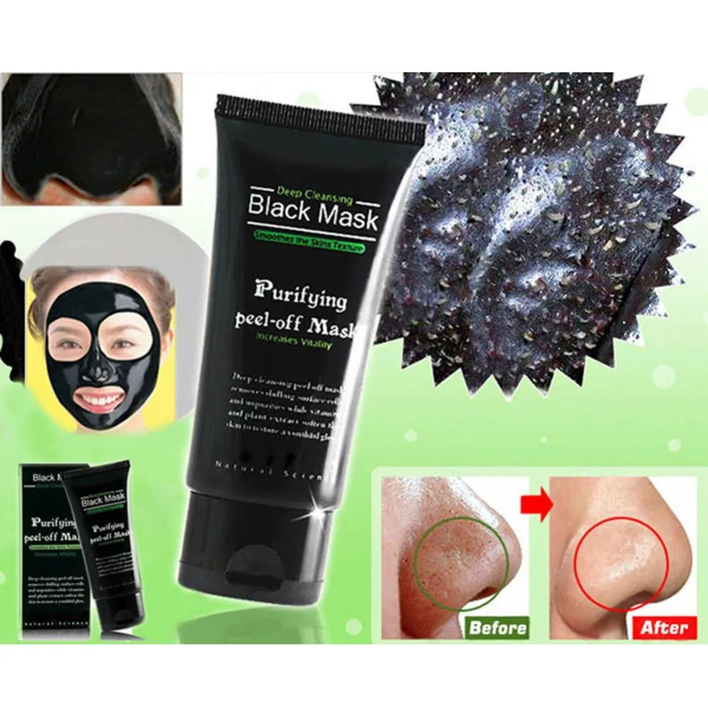 Blackhead Masks Remove Facial Masks Deep Cleansing Purifying Peel Off Black Nud Facail Face black Mask