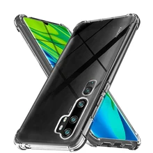 Coque transparente en Silicone pour xiaomi mi note 10 cc9 pro coque téléphone antichoc sur xio mi xao mi redmi note 8 pro 8 t 8a 8 t une coque(China)
