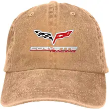 Бейсболка унисекс с логотипом Corvette, винтажная Регулируемая Кепка для папы