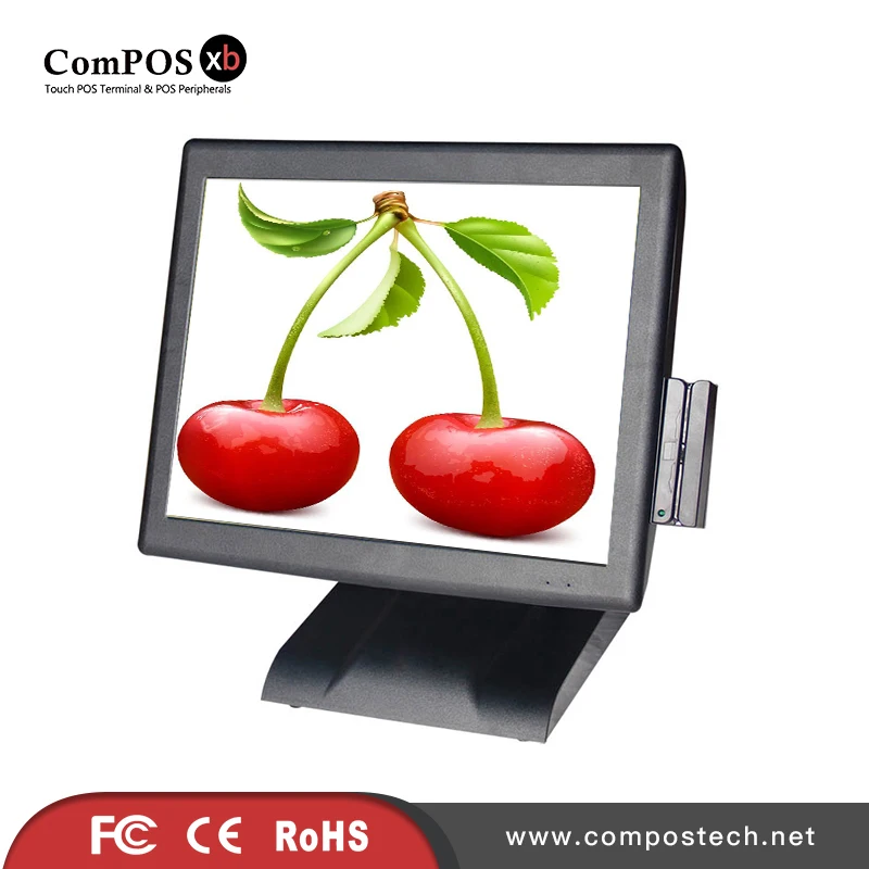 

Good quality pos terminal built in MSR card reader VFD Customer display pos system for retail