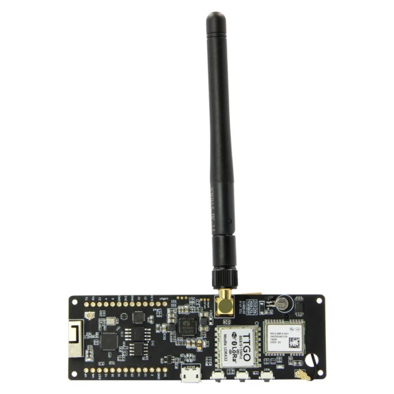 TTGO t-луч V1.0 ESP32 433 МГц WiFi беспроводной модуль Bluetooth gps NEO-6M SMA LORA 32 18650 Держатель батареи