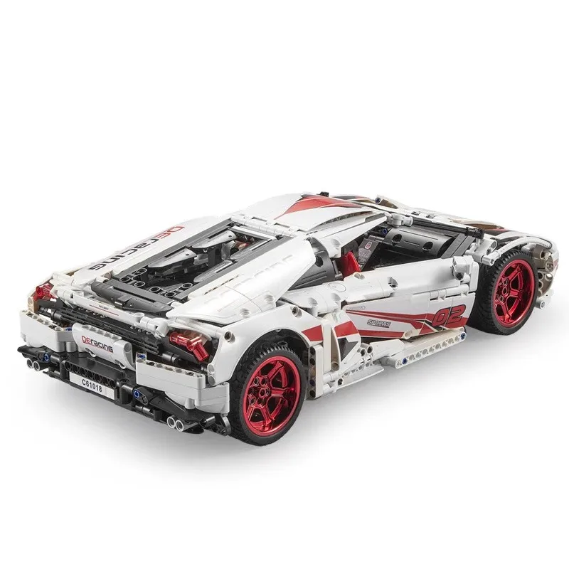 RC белый LP610 technic серия скоростной Чемпион Супер гоночный спортивный автомобиль MOC строительный блок модель игрушки для детей рождественские подарки